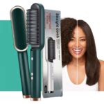 Hqt-909b Electric Professional Hair Straightening Brush